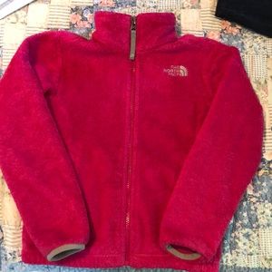 Girls small North Face pink fleece